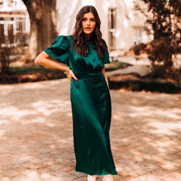 Hazelnut Hue Satin Dream Dress